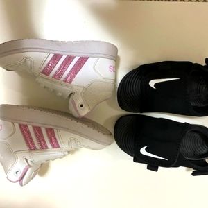 Adidas shoes and Nike sandals (Toddler)